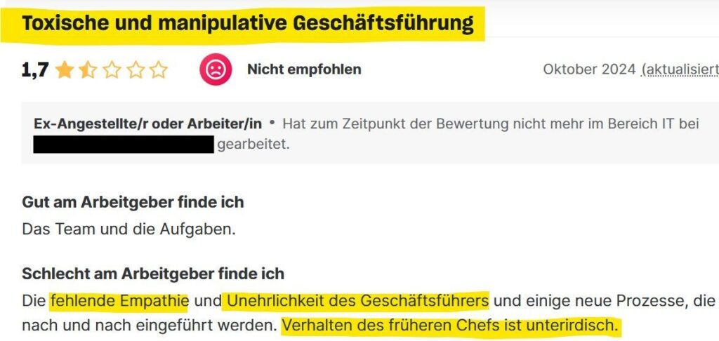 Kununu Bewertung löschen lassen: So funktioniert es Kununu Bewertung löschen lassen: So funktioniert es