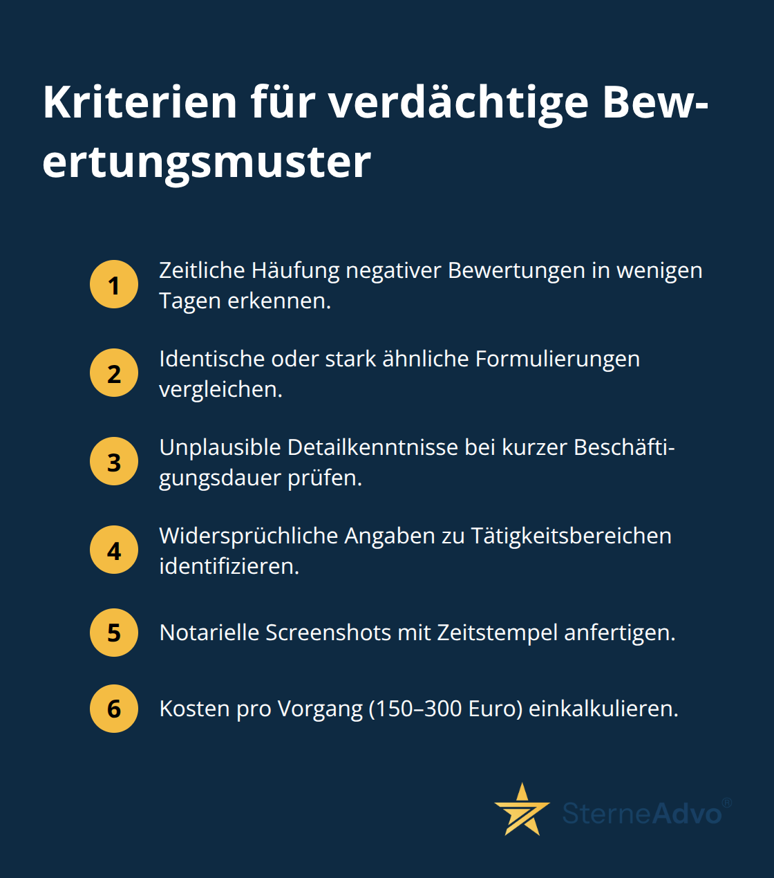 Liste mit Indikatoren zur Erkennung auffälliger Kununu-Bewertungen - kununu schlechte bewertungen